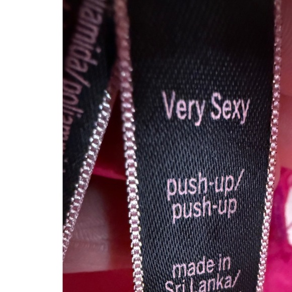 Victoria's Secret Bombshell Very Sexy Push-Up Corset Top Pink Bling Size 34D NWT - Picture 3 of 3
